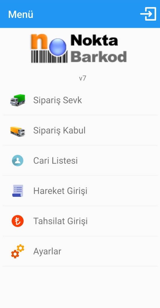 NoktaBarkod Mobil Saha Satış Programı v7